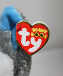 Ty Beanie Boos- Slush the Husky Dog, Glitter Eyes, 1st UK Release