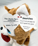 Ty Beanie Boos - Smootches the Dog, Glitter Eyes, Valentines Day