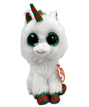 Ty Beanie Boos - Snowfall the Unicorn, Glitter Eyes, Christmas