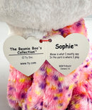 Ty Beanie Boos - Sophie the Cat, Medium (8"), Glitter Eyes