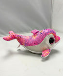 Ty Beanie Boos - Sparkles the Dolphin, Glitter Eyes