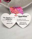 Ty Beanie Boos - Sparkles the Dolphin, Glitter Eyes