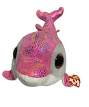 Ty Beanie Boos - Sparkles the Pink Dolphin, Large (16"), Glitter Eyes