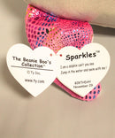 Ty Beanie Boos - Sparkles the Pink Dolphin, Large (16"), Glitter Eyes