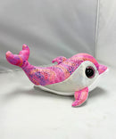 Ty Beanie Boos - Sparkles the Dolphin, Medium, Glitter Eyes, Medium size