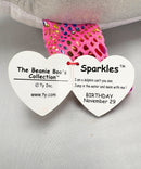Ty Beanie Boos - Sparkles the Dolphin, Medium, Glitter Eyes, Medium size