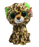 Ty Beanie Boos- Speckles the Leopard, Glitter Eyes