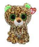 Ty Beanie Boos - Speckles the Leopard, Medium (8"), Solid Eyes