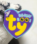 Ty Beanie Boos - Spells the Snowy White Owl, (6"), Solid Eyes