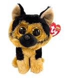 Ty Beanie Boos - Spirit the German shepherd, Glitter Eyes