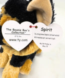 Ty Beanie Boos - Spirit the German shepherd, Glitter Eyes