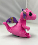 Ty Beanie Boos - Spitfire the Pink Dragon, Glitter Eyes