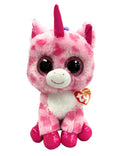 Ty Beanie Boos - Sugar Pie the Unicorn, Medium, Glitter Eyes, Valentine's Day, Medium size