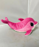Ty Beanie Boos - Surf the Pink Dolphin, (5"), Glitter Eyes