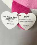 Ty Beanie Boos - Surf the Pink Dolphin, (5"), Glitter Eyes