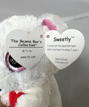 Ty Beanie Boos - Sweetly the Valentine Polar Bear, (5"), Glitter Eyes