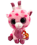 Ty Beanie Boos - Sweetums the Giraffe, Glitter Eyes, Valentine's Day