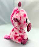 Ty Beanie Boos - Sweetums the Giraffe, Glitter Eyes, Valentine's Day