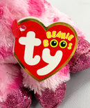 Ty Beanie Boos - Sweetums the Giraffe, Glitter Eyes, Valentine's Day