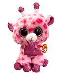 Ty Beanie Boos - Sweetums the Giraffe, Medium, Glitter Eyes, Valentine's Day, Medium size