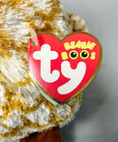 Ty Beanie Boos - Swoops the Barn Owl - Bird, (9"), Glitter Eyes