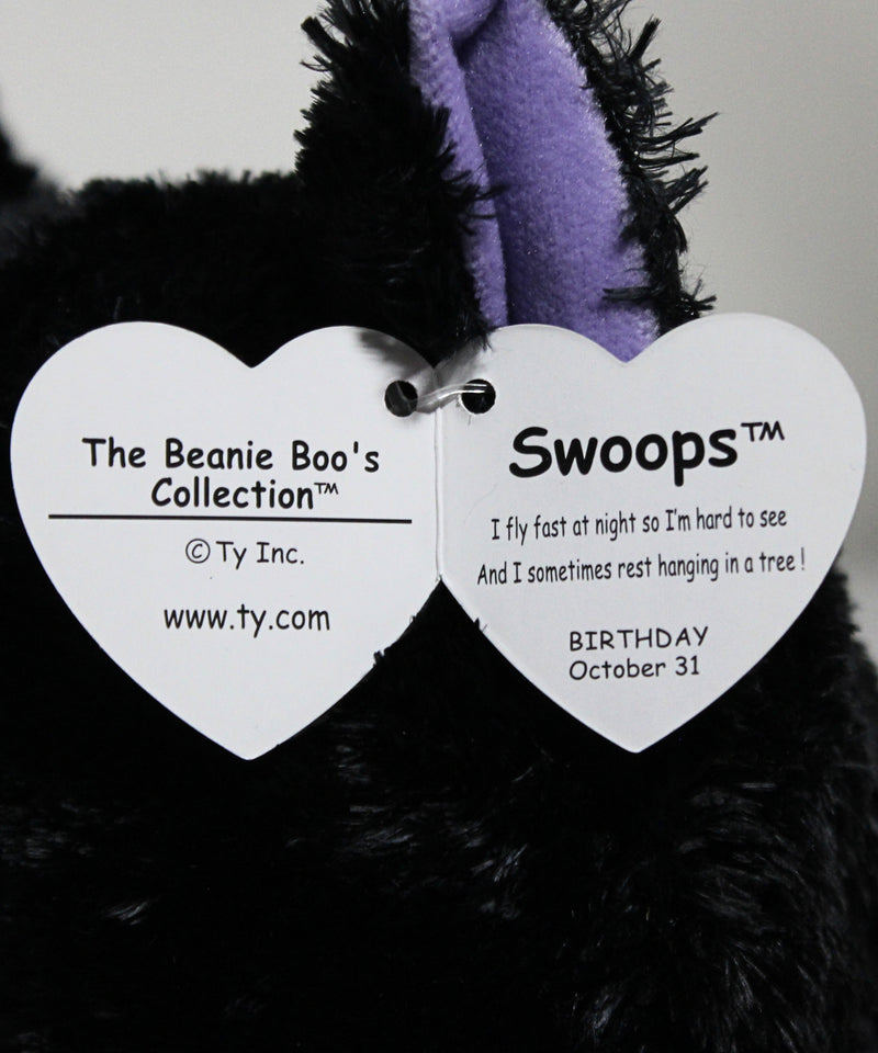 Ty Beanie Boos - Swoops the Halloween Bat, Medium (8.5