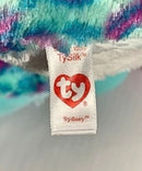Ty Beanie Boos - Sydney the Teal Leopard, Large (16"), Glitter Eyes, Claire's Exclusive
