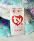Ty Beanie Boos - Sydney the Teal Leopard, Medium (9"), Glitter Eyes, Claire's Exclusive