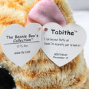 Ty Beanie Boos - Tabitha the Orange Cat, Medium (9"), Glitter Eyes