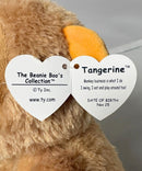 Ty Beanie Boos - Tangerine the Tan Monkey, Medium (9"), Solid Eyes