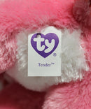 Ty Beanie Boos - Tender the Pink Valentine's Day Elephant, Solid Eyes