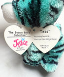 Ty Beanie Boos - Tess  the Teal Tiger, (6"), Glitter Eyes, Justice Stores