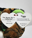 Ty Beanie Boos- Tiggy the Tiger, Glitter Eyes