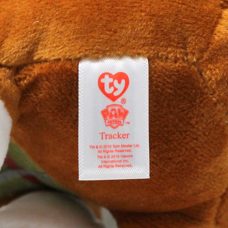 Ty Beanie Boos - Tracker, Medium (10"), Paw Patrol