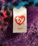 Ty Beanie Boos - Trixie the Rainbow Leopard, Large (16"), Glitter Eyes, Justice Stores