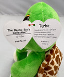 Ty Beanie Boos - Turbo the Turtle, Glitter Eyes