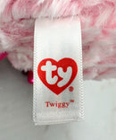 Ty Beanie Boos - Twiggy the Owl, Medium, Glitter Eyes, Medium size