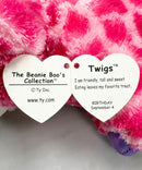 Ty Beanie Boos - Twigs the Giraffe, Medium, Glitter Eyes