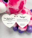Ty Beanie Boos - Twigs the Giraffe, Glitter Eyes