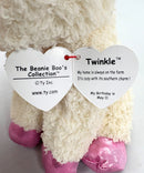 Ty Beanie Boos - Twinkle the Sheep, Medium, Glitter Eyes