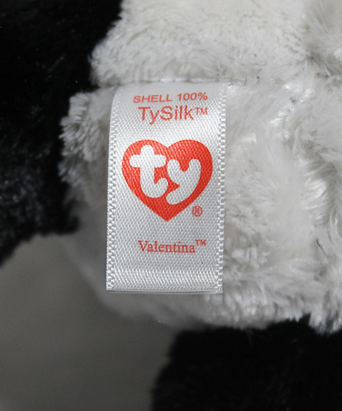 Ty Beanie Boos- Valentina the Valentine's Day Panda, Glitter Eyes