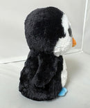 Ty Beanie Boos - Waddles the Black Penguin, Medium (8"), Solid Eyes