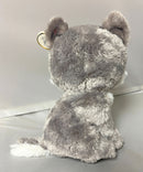 Ty Beanie Boos - Warrior the Gray Wolf, Medium (10"), Glitter Eyes, Great Wolf Lodge
