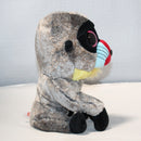 Ty Beanie Boos - Wasabi the Grey Baboon, Medium (9"), Glitter Eyes