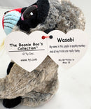 Ty Beanie Boos - Wasabi the Mandrill, Glitter Eyes
