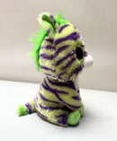 Ty Beanie Boos - Wild the Green Zebra, (7"), Glitter Eyes, Justice Stores