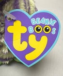 Ty Beanie Boos - Wild the Green Zebra, (7"), Glitter Eyes, Justice Stores