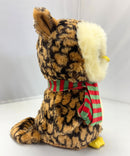 Ty Beanie Boos - Wise the Owl, Medium (9"), Glitter Eyes