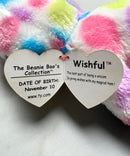 Ty Beanie Boos - Wishful the Rainbow Unicorn, (7"), Glitter Eyes