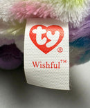 Ty Beanie Boos - Wishful the Rainbow Unicorn, (7"), Glitter Eyes